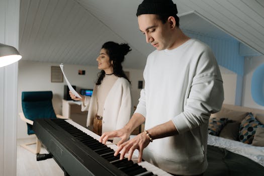 Acoustic panels in a home studio