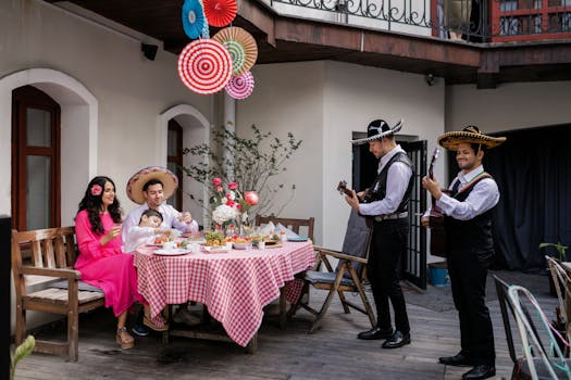 Musicians performing cultural music