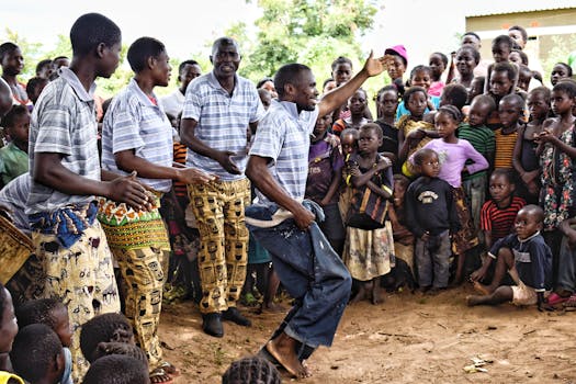 A crowd enjoying a vibrant music festival