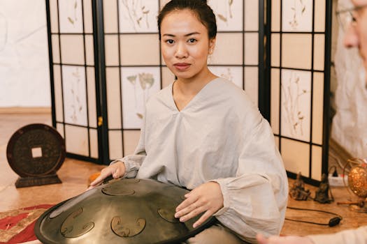 image of a musician in a therapy session